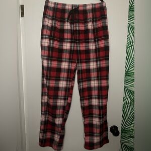 Stafford Red & Black Plaid Sleep Pants (L)